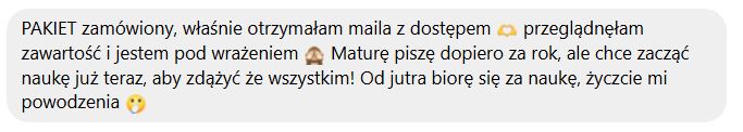 Opinia o kursie maturalnym z angielskiego 2